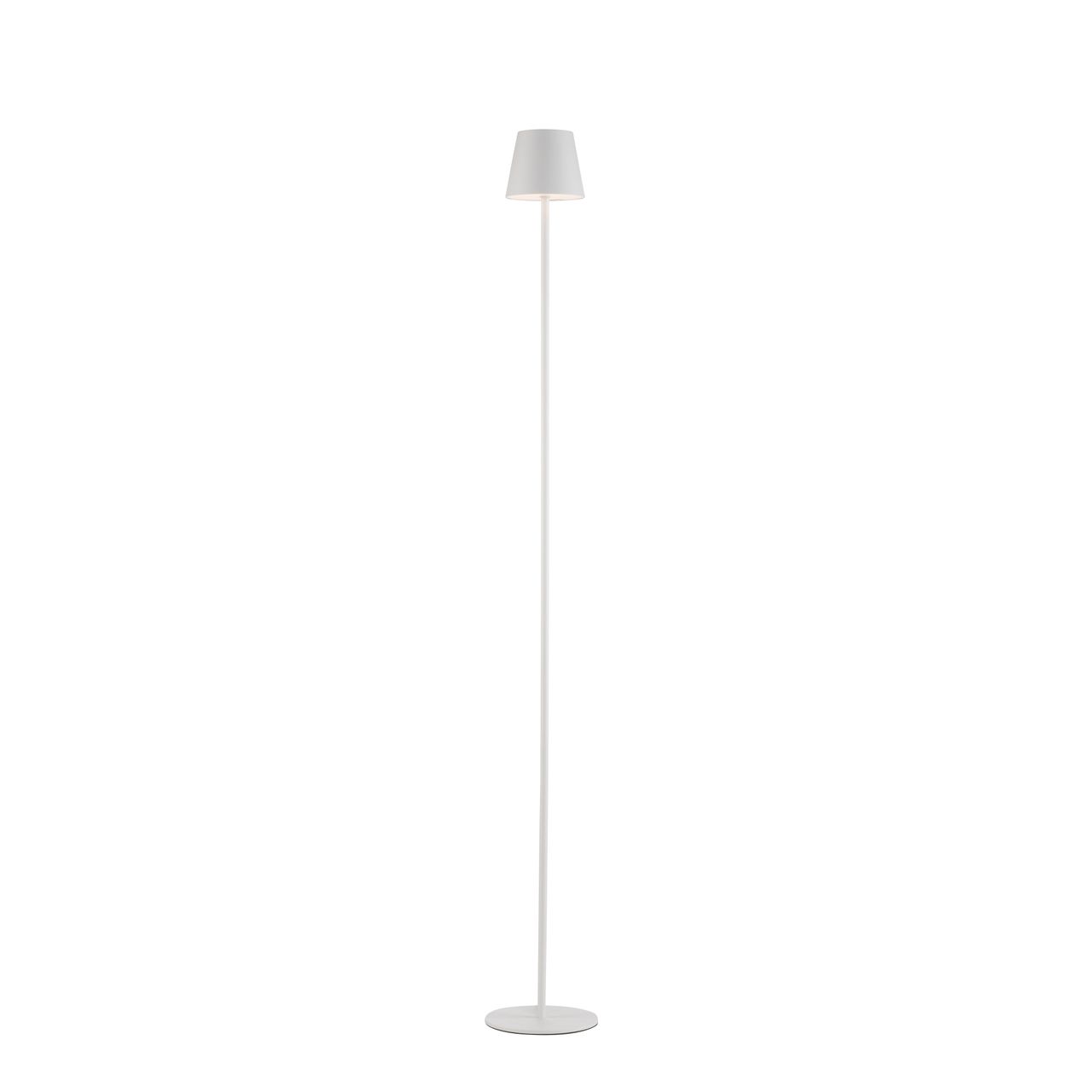 JUST LIGHT Akku-Stehleuchte EURIA, 1x LED-Board/2,50Watt/3000Kelvin, IP54, Weiss