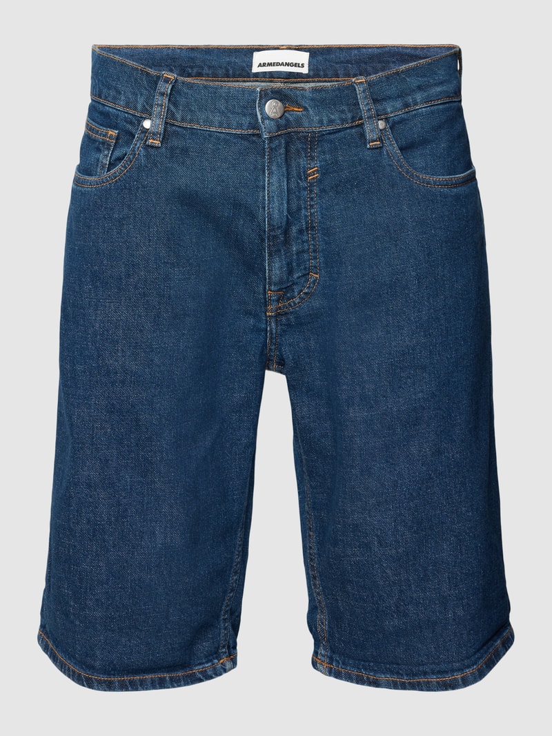 Jeansshorts im 5-Pocket-Design Modell 'NAAIL' in dunkelblau