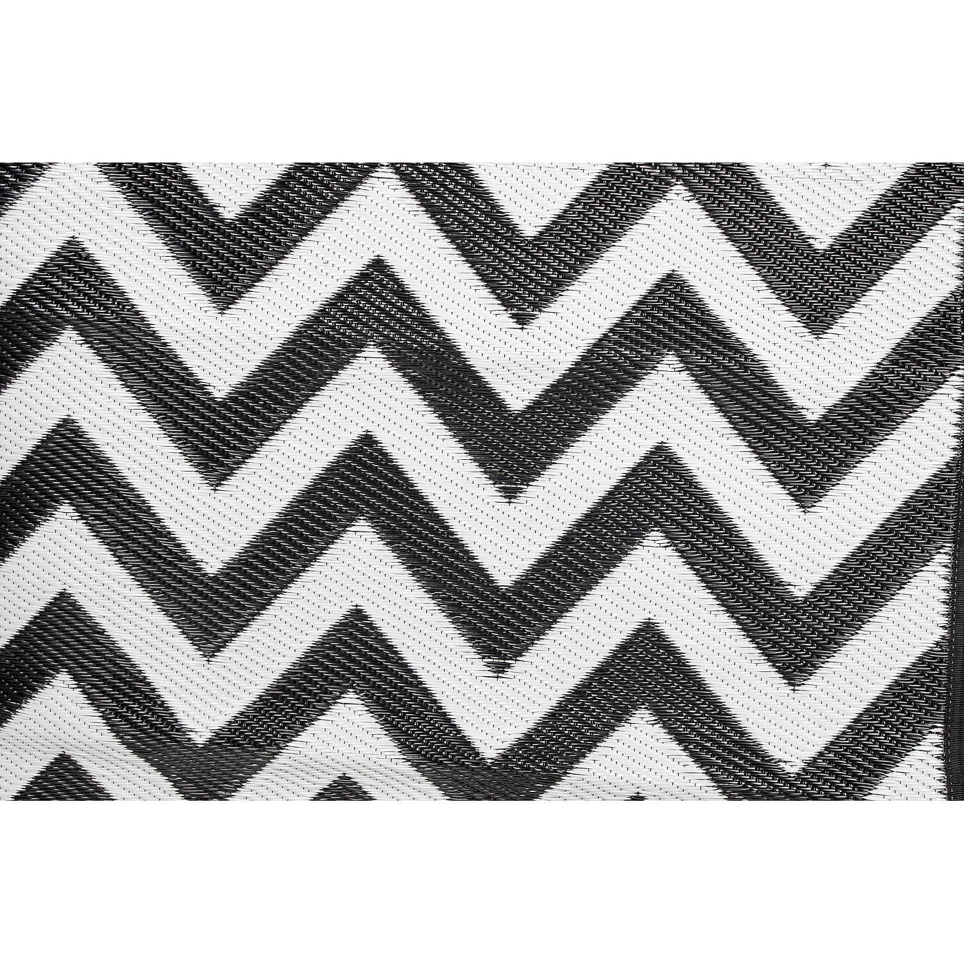 Bo-Camp Wave 350 x 270 cm schwarz weiße Chill-Matte