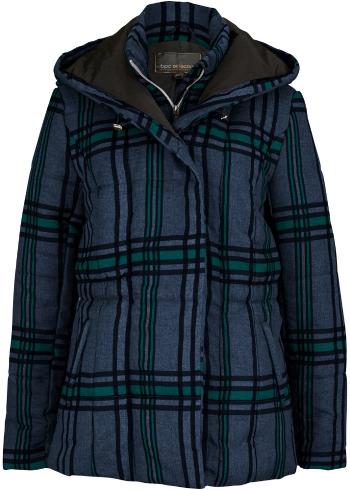 Steppjacke kariert