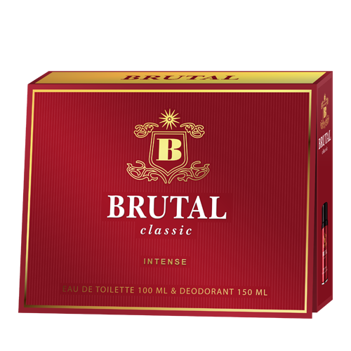 BRUTAL CLASSIC INTENSE  EDT 100ml + DEO 150ml
