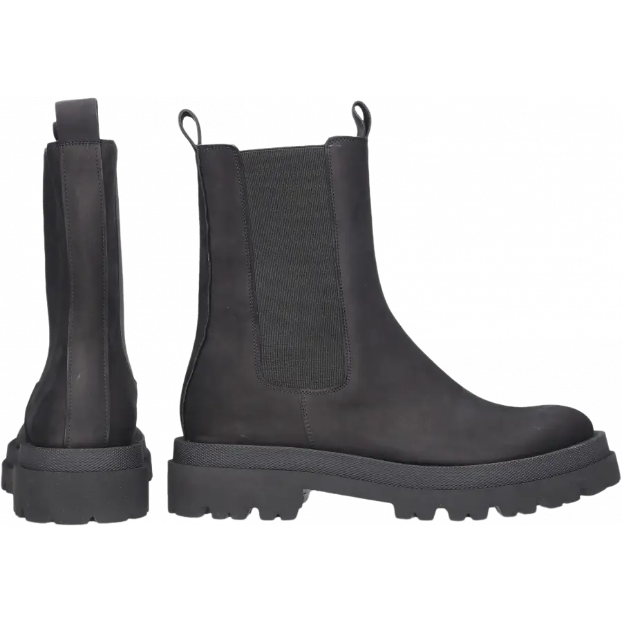 305 SOBE - Chelsea Boots SHAKIRA Nubukleder - schwarz