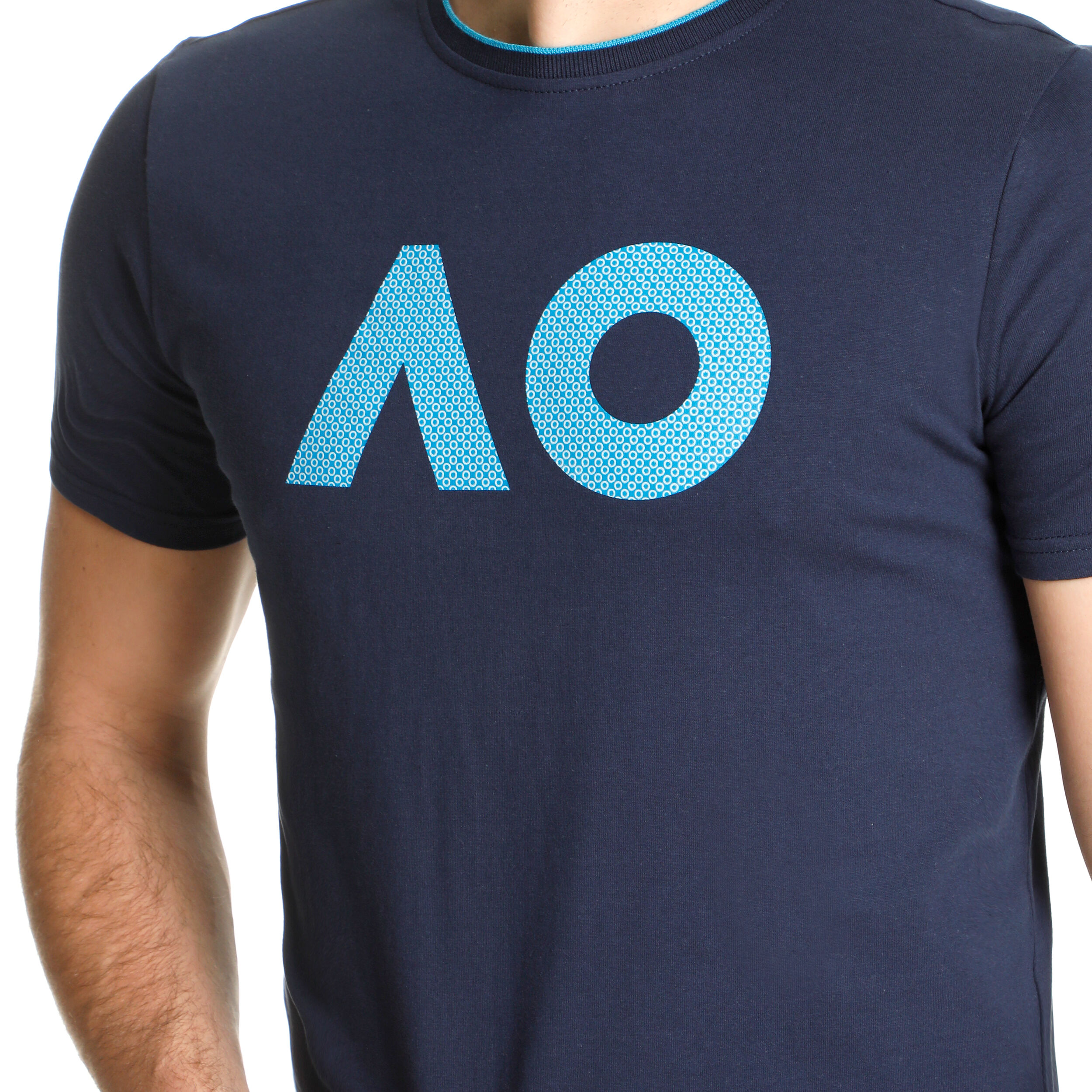 AO Stack Print Core Logo T-Shirt Herren - Dunkelblau, Blau