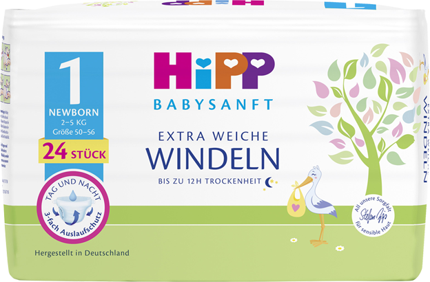 HiPP Windeln Babysanft Größe 1 | Newborn