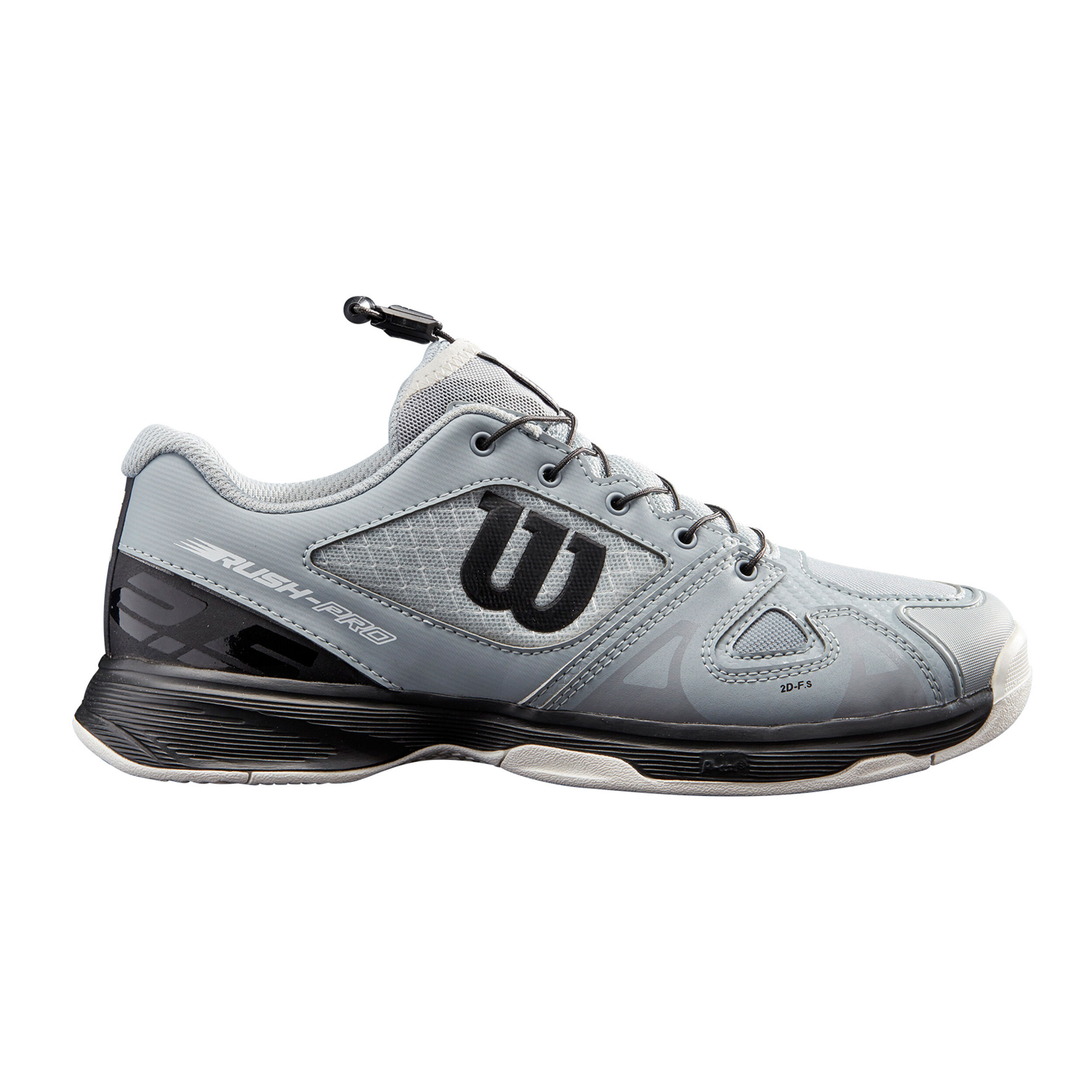 Kaos Pro QL Allcourtschuh Kinder - Grau, Schwarz