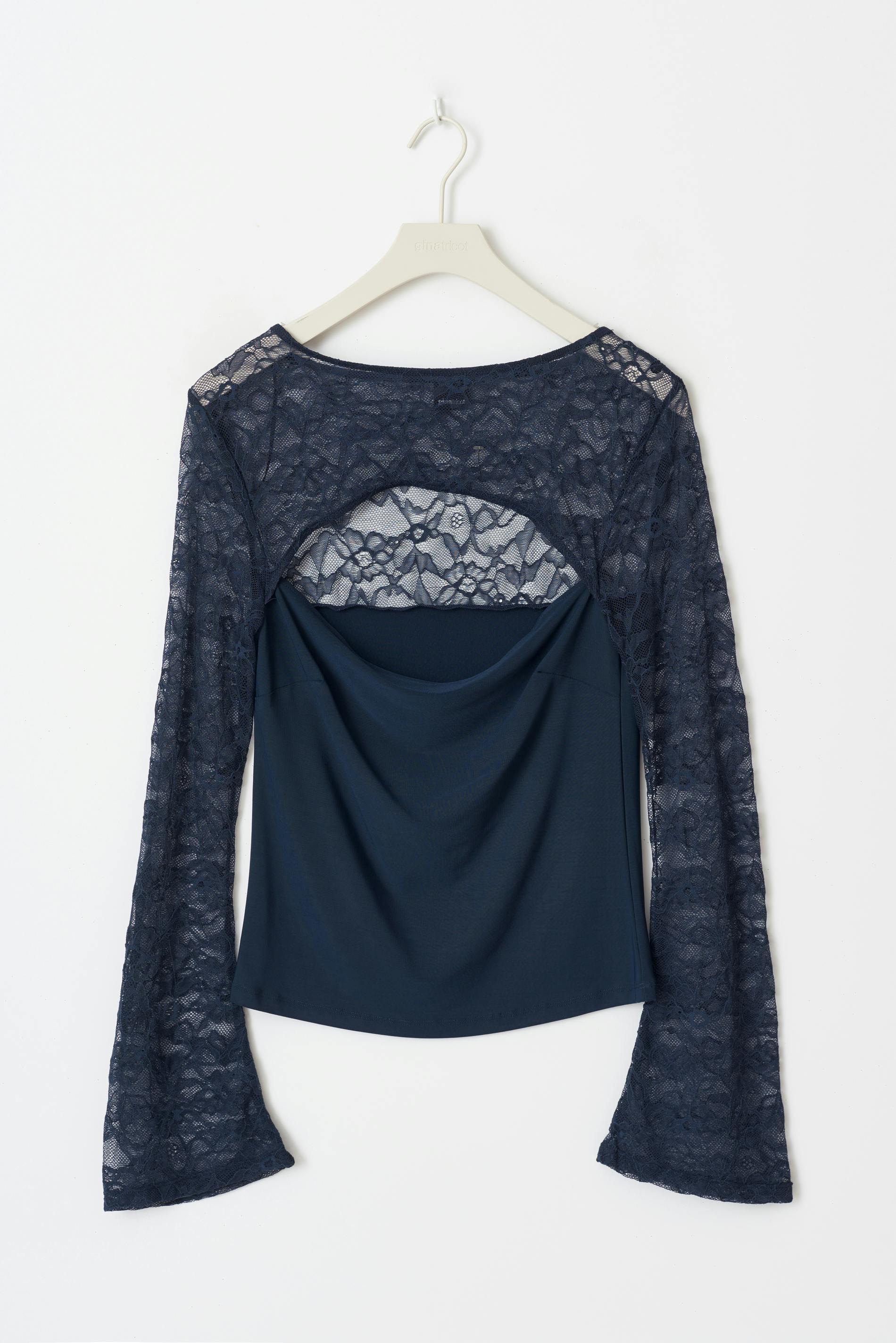 Cutout lace top