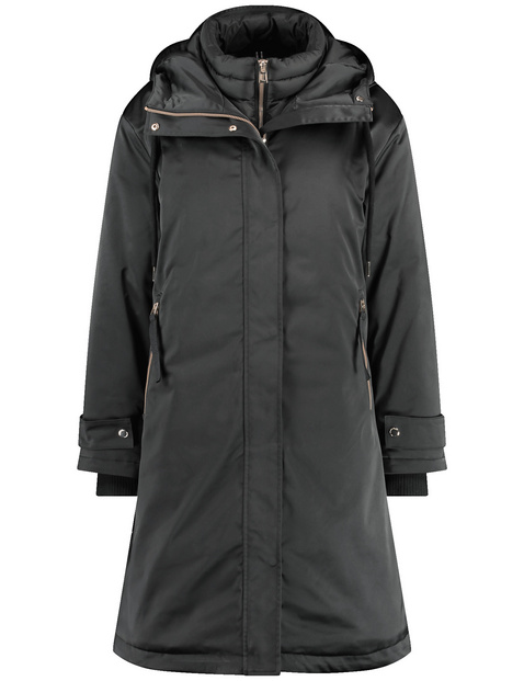Outdoormantel mit Steppeinsatz