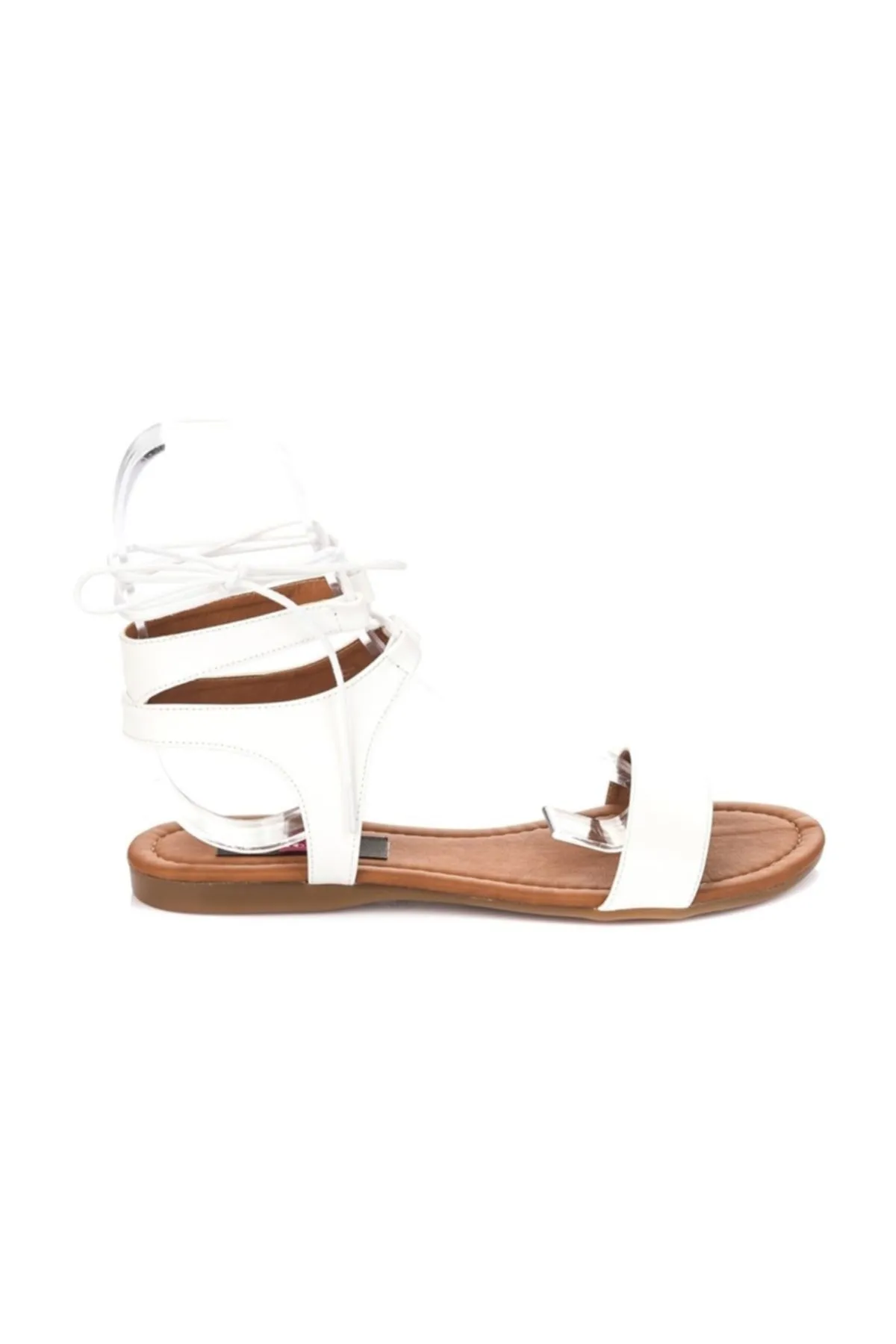 Fox Shoes  Weiße Damensandalen B548397509