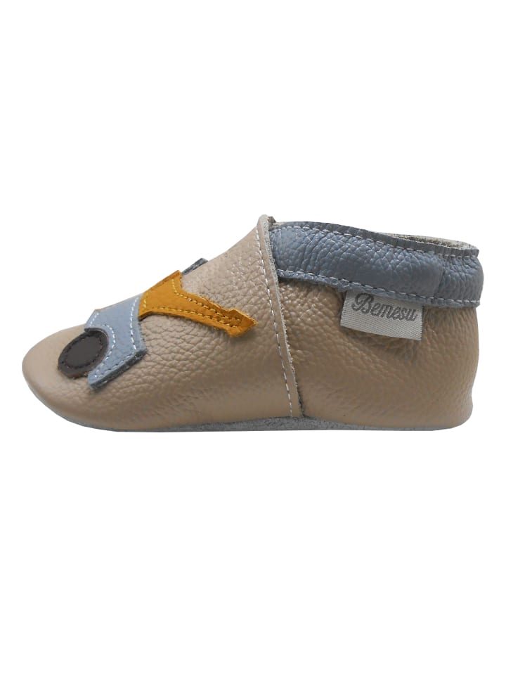 Yalion Baby Krabbelschuhe in Kran Beige günstig kaufen