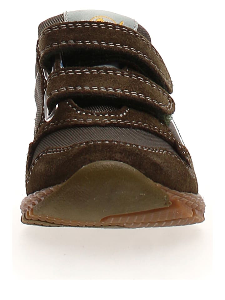 Naturino Leder-Sneakers in Khaki günstig kaufen