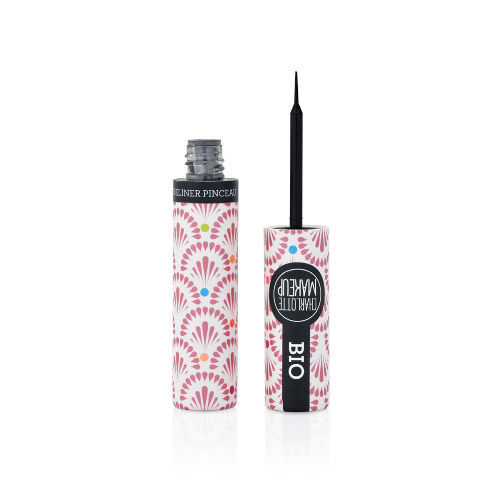 Charlotte Bio Eye Liner Pinceau noir Bio Eye liner