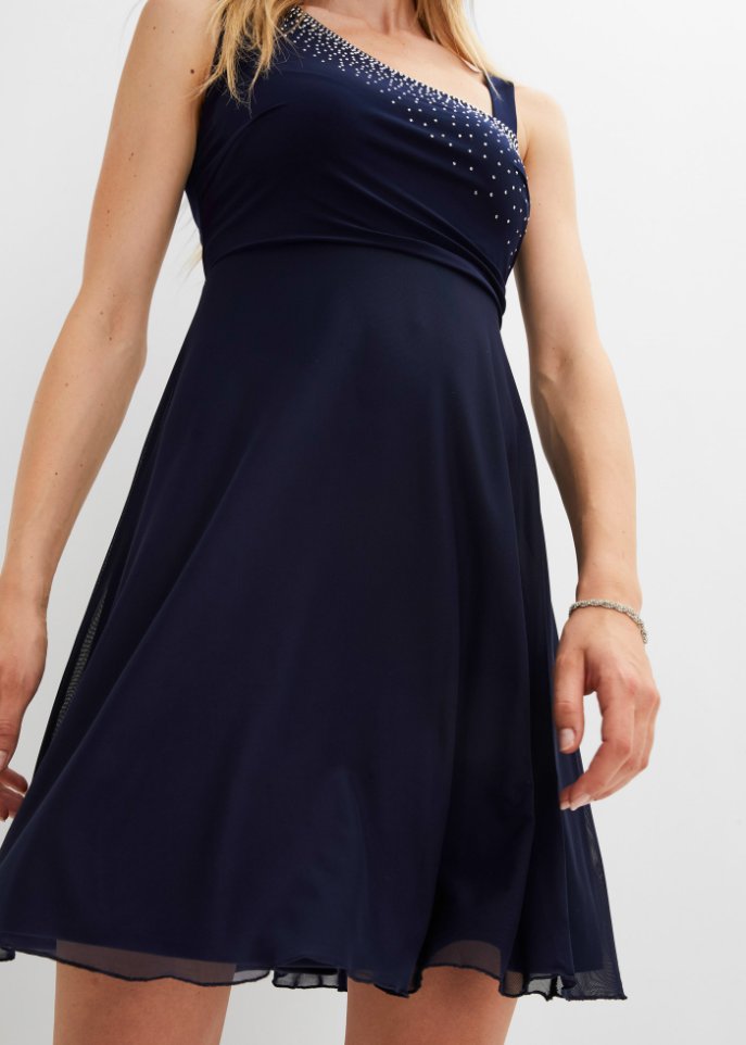 Kleid mit Strass-Applikation