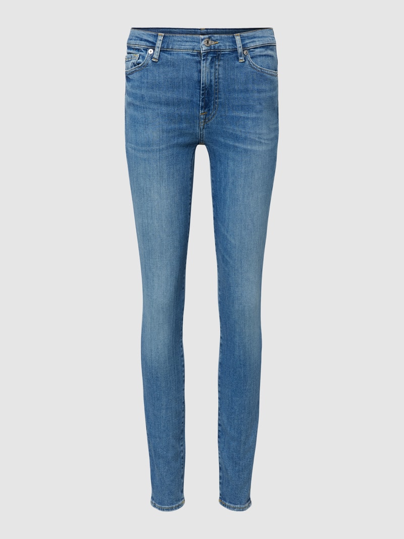 Jeans im 5-Pocket-Design Modell 'Kick' in blau