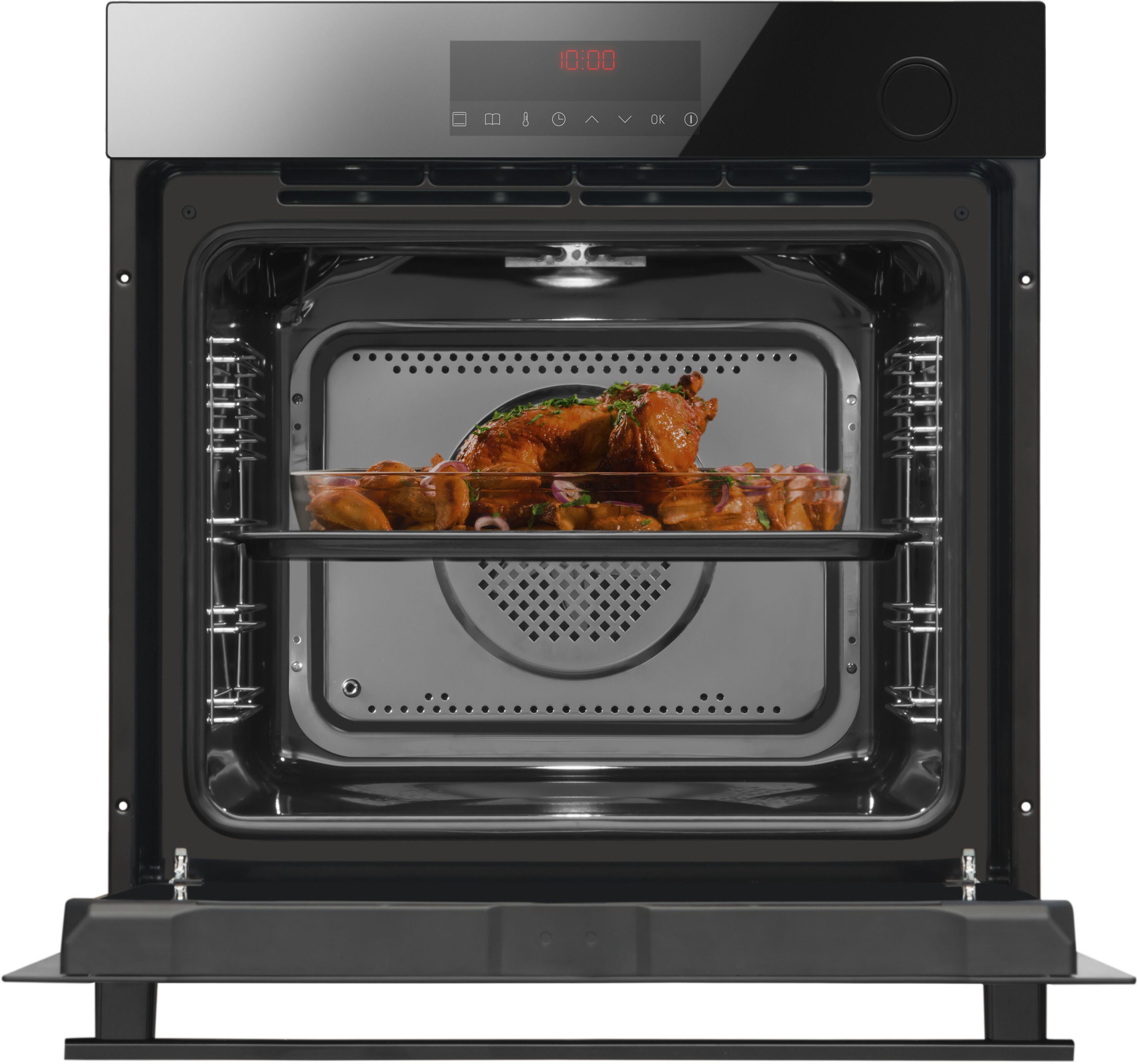 Amica Dampfbackofen EBSX 949 610 S, mit Teleskopauszug nachrüstbar, Steam Clean