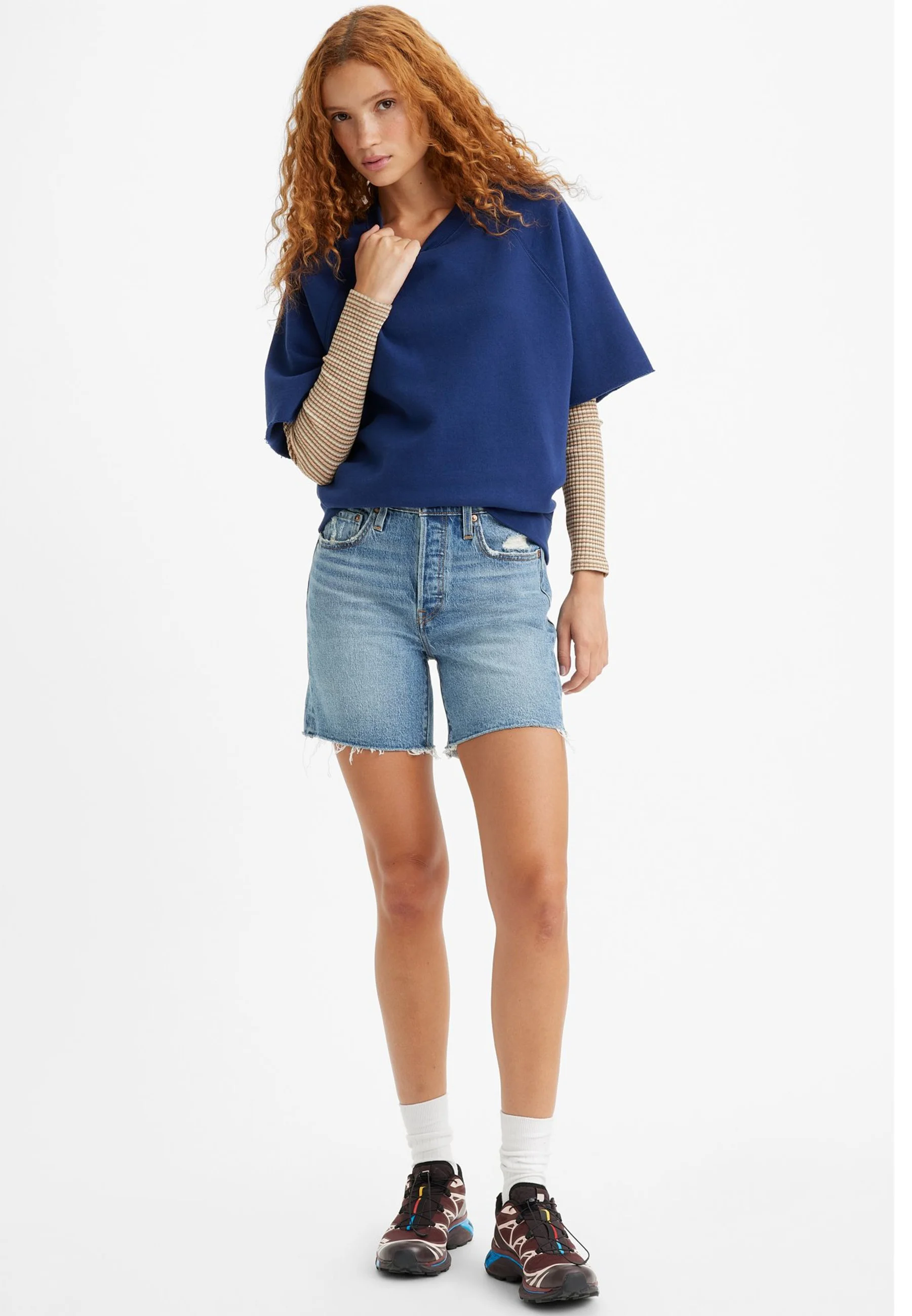 Levi's® 501® MID THIGH - Pantalones cortos vaqueros