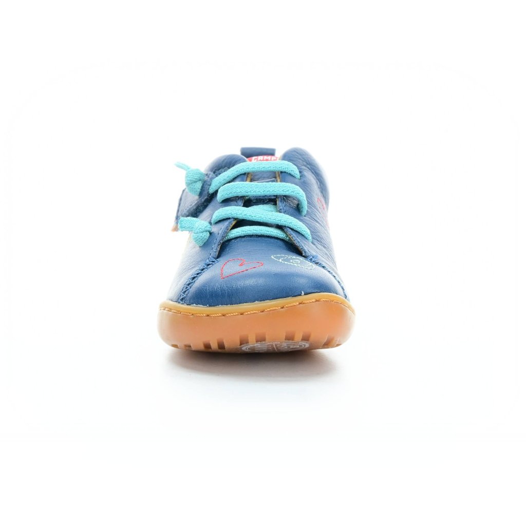 Camper Peu Sella Marlo (Surreal) / Path Miel  (80153-086 First Walkers) blaue Mid Cut Barfußschuhe