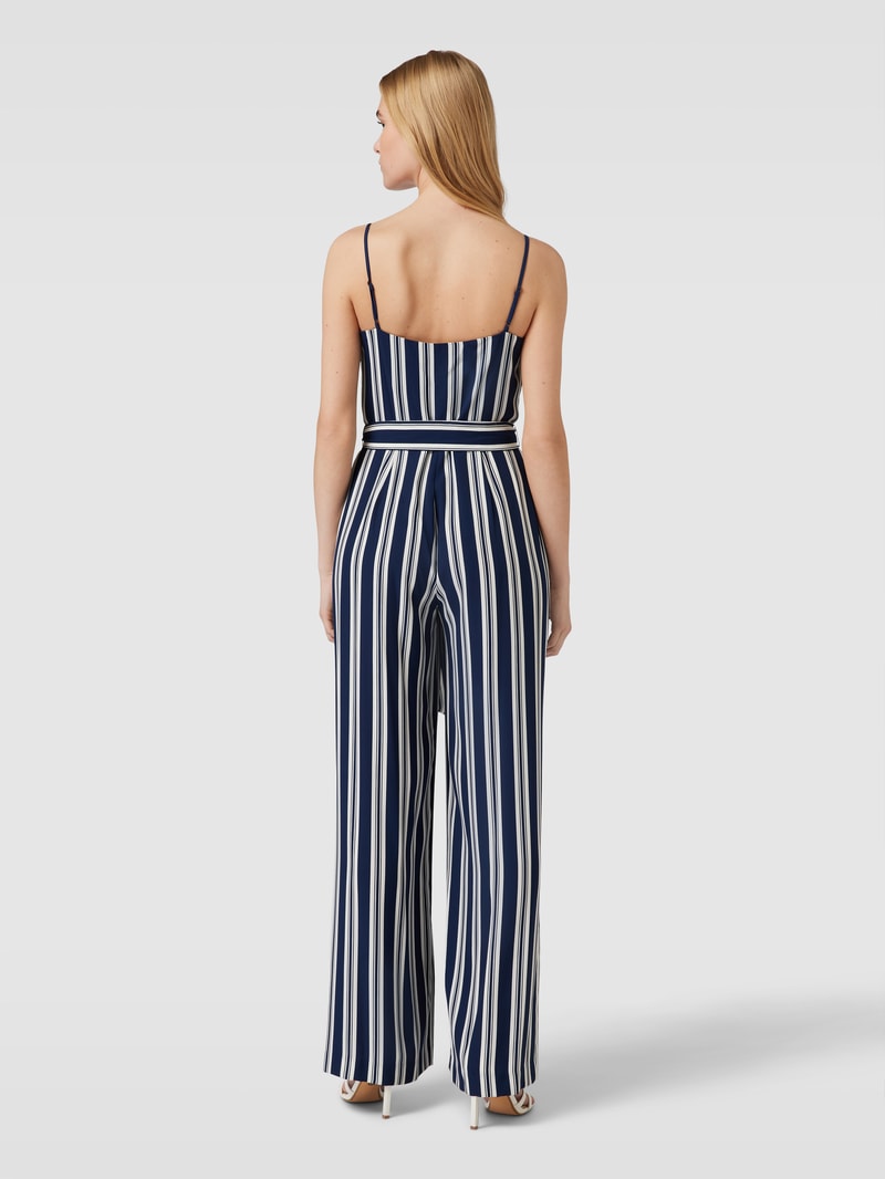 Jumpsuit mit Streifenmuster Modell 'TAMELIA' in marineblau