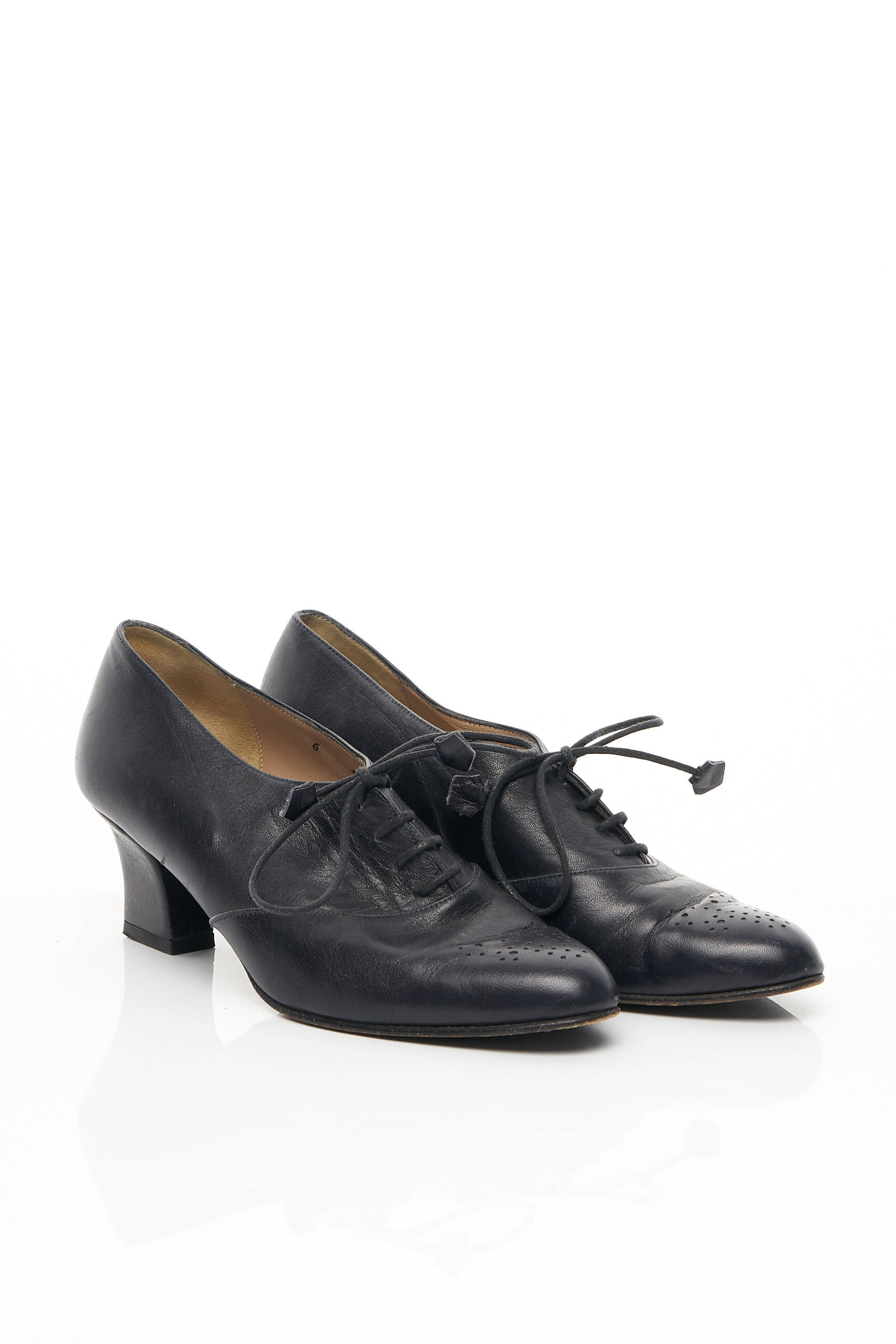 Laure Bassal Derby Femme couleur bleu