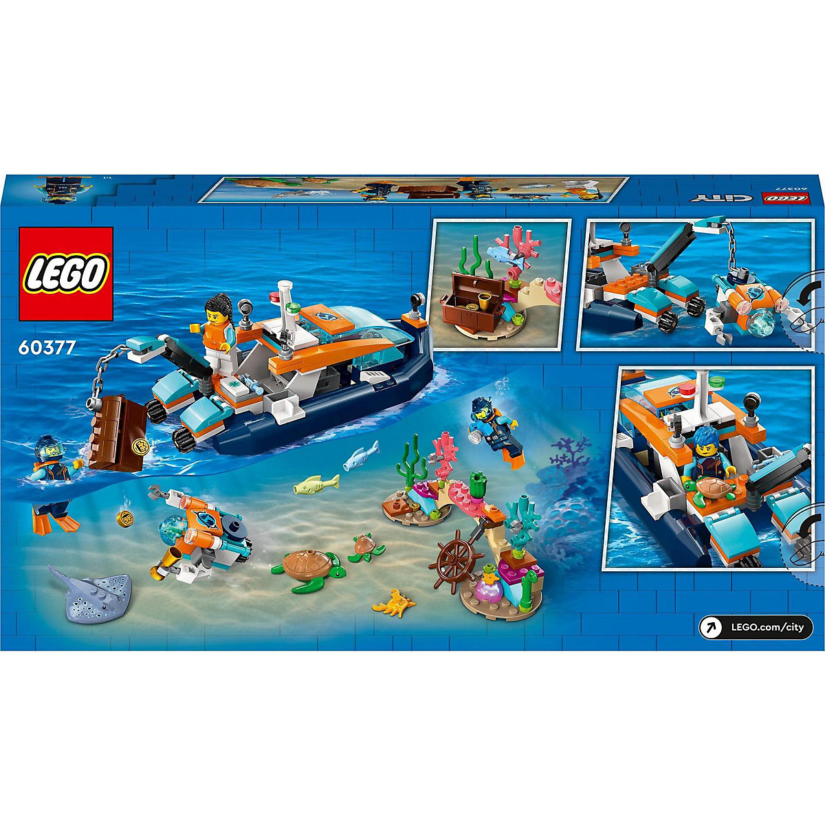 LEGO® City 60377 Meeresforscher-Boot