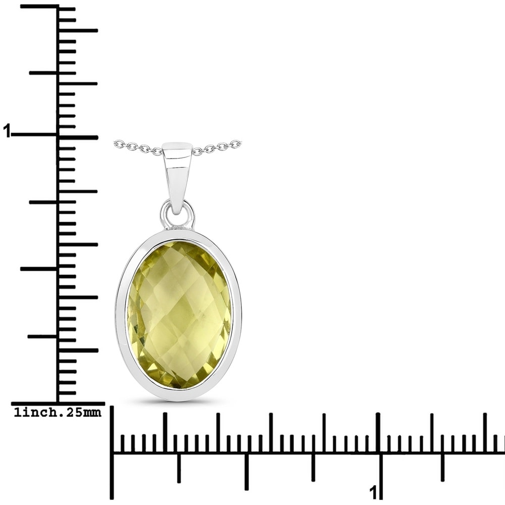 Rafaela Donata Chaîne Argent sterling Quartz citron en Argent Bijoux