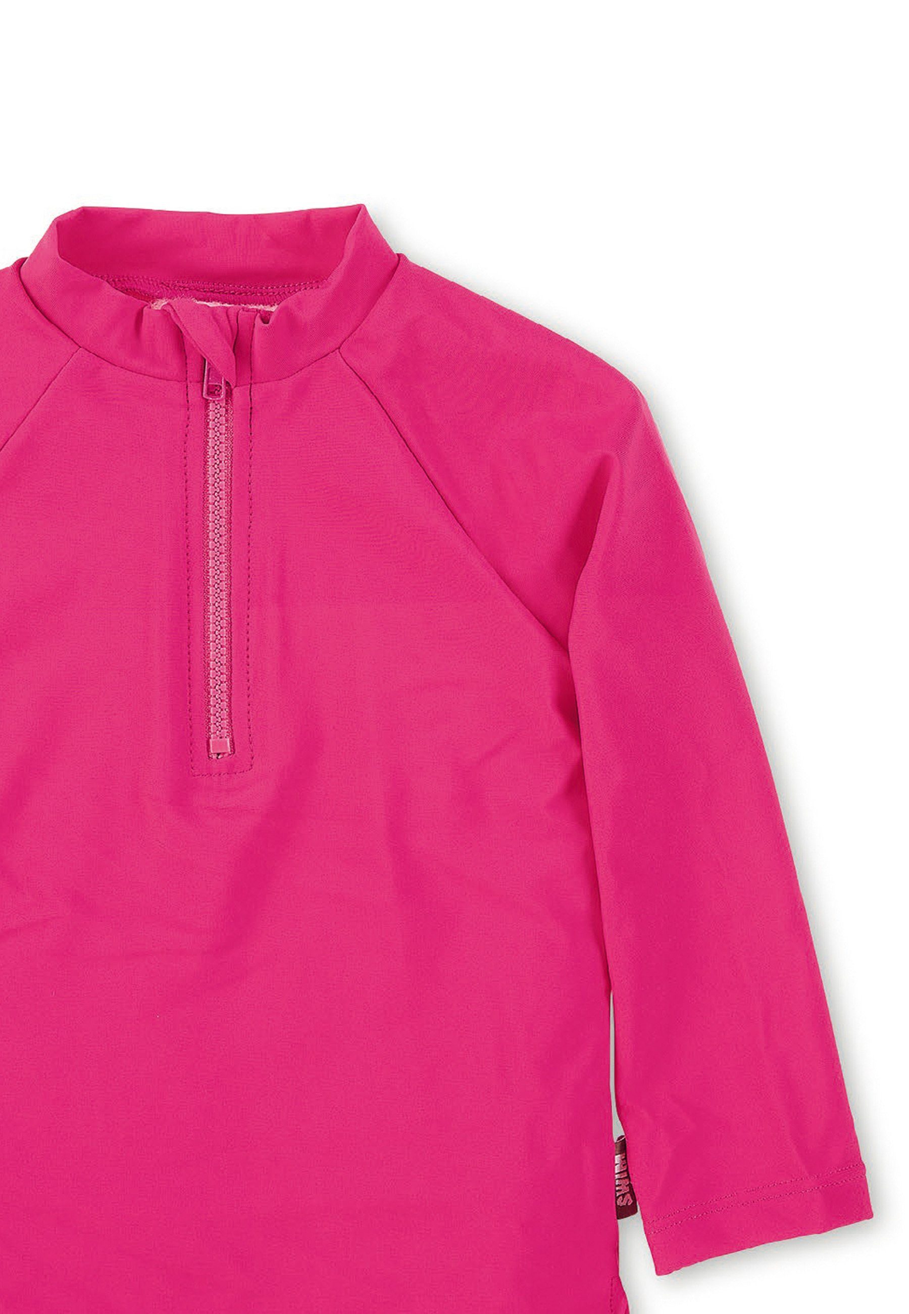 Sterntaler® Badeanzug Langarm-Schwimmshirt uni Schwimmshirt Kinder - Schwimmshirt Babys, Langarm-Schwimmshirt uni in Blau, Marine, Magenta - Baby Schwimm Shirt, UV-Badeshirt 50+ mit langem Arm und Reißverschluss mit Kinnschutz - Kinder Schwimm ShirtU
