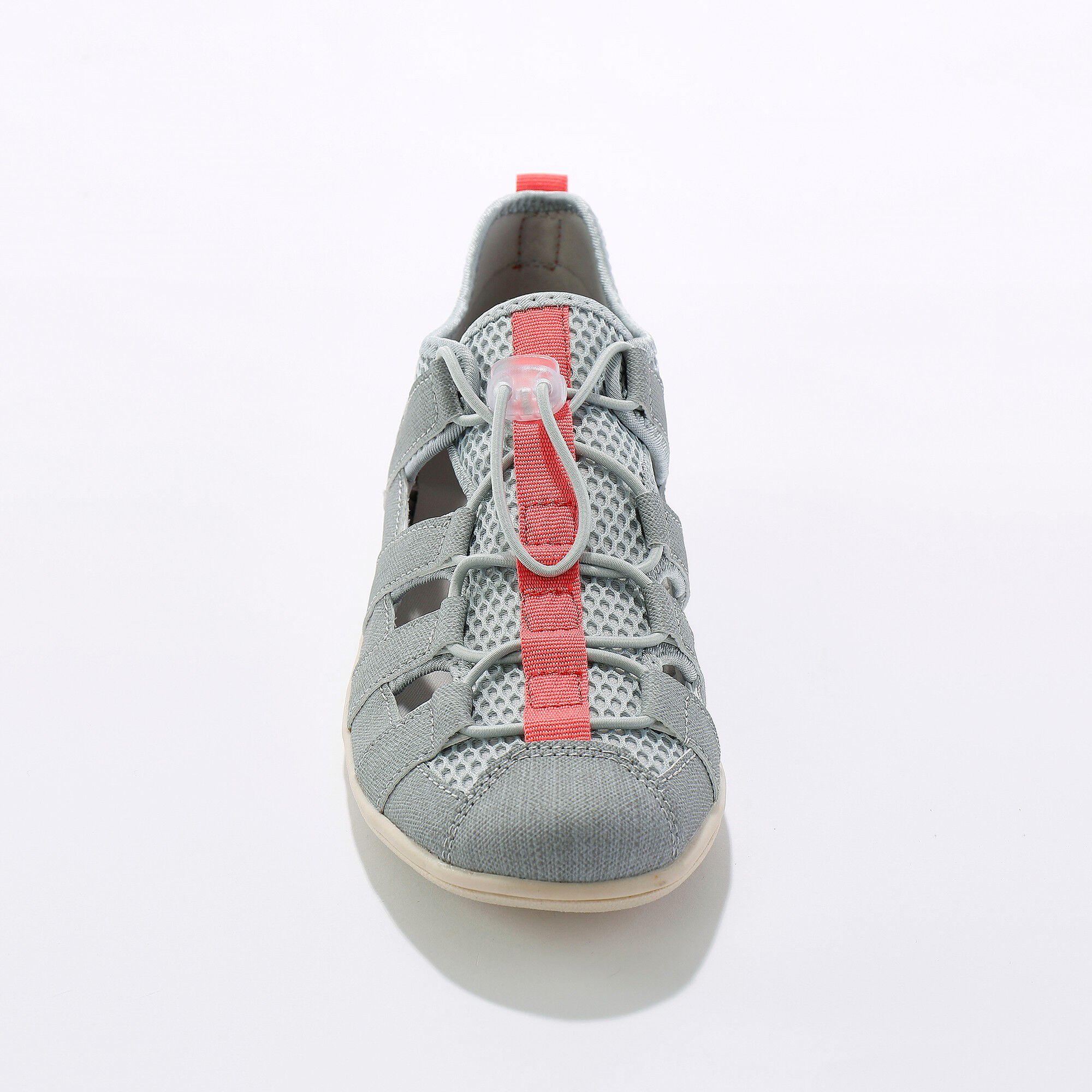 Sneakers ajourées à lacets élastiqués