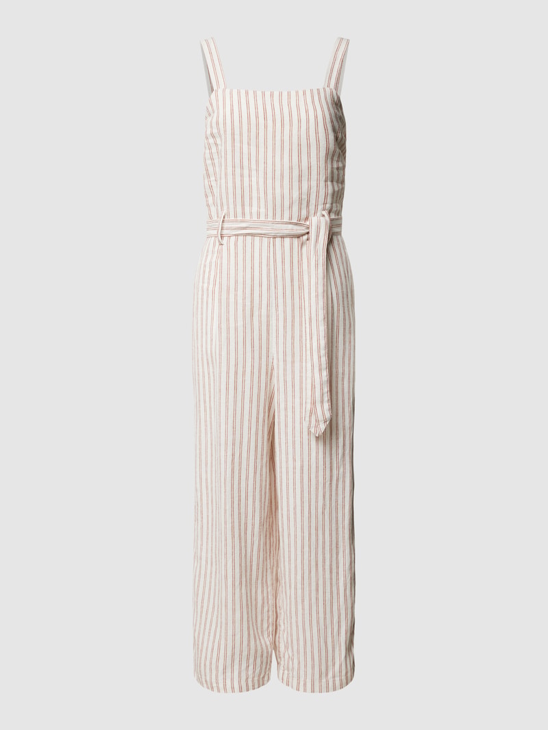 Jumpsuit mit Streifenmuster Modell 'CANYON' in sand
