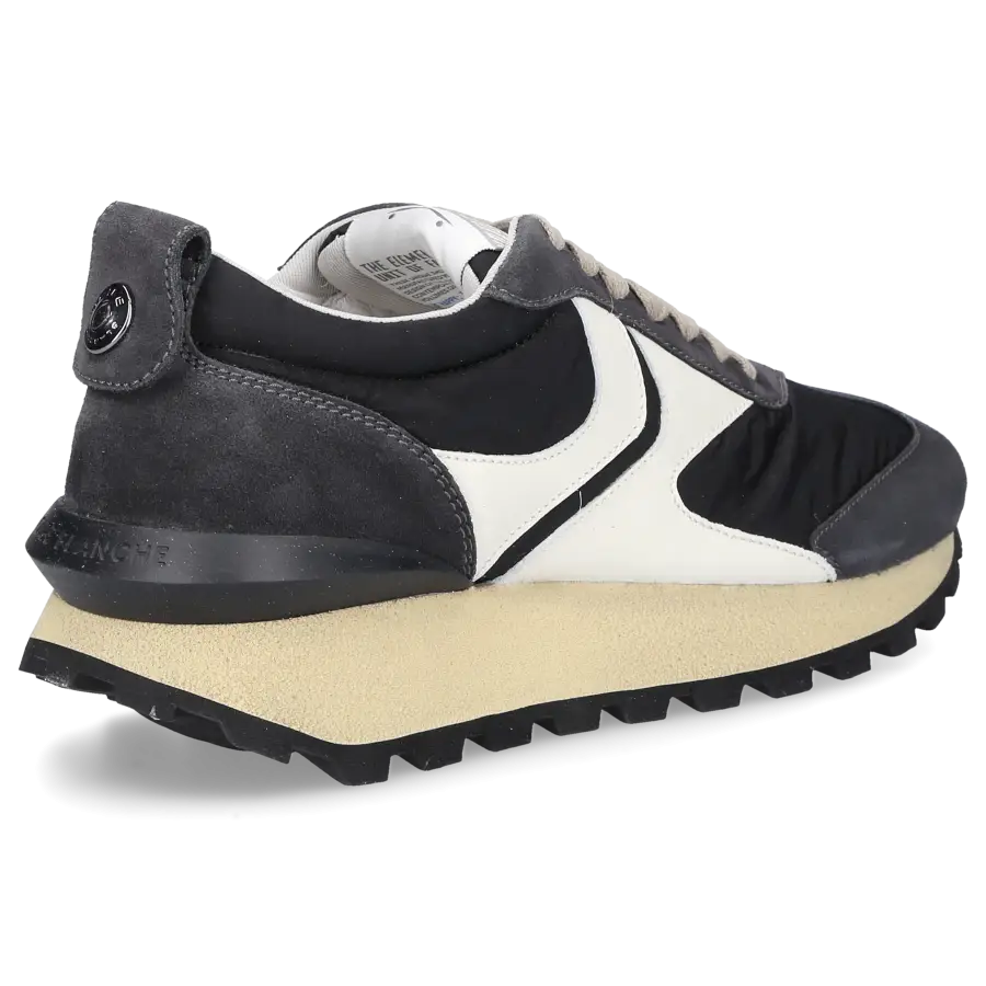 VOILE BLANCHE - Sneaker low Qwark MAN Kalbsleder - schwarz