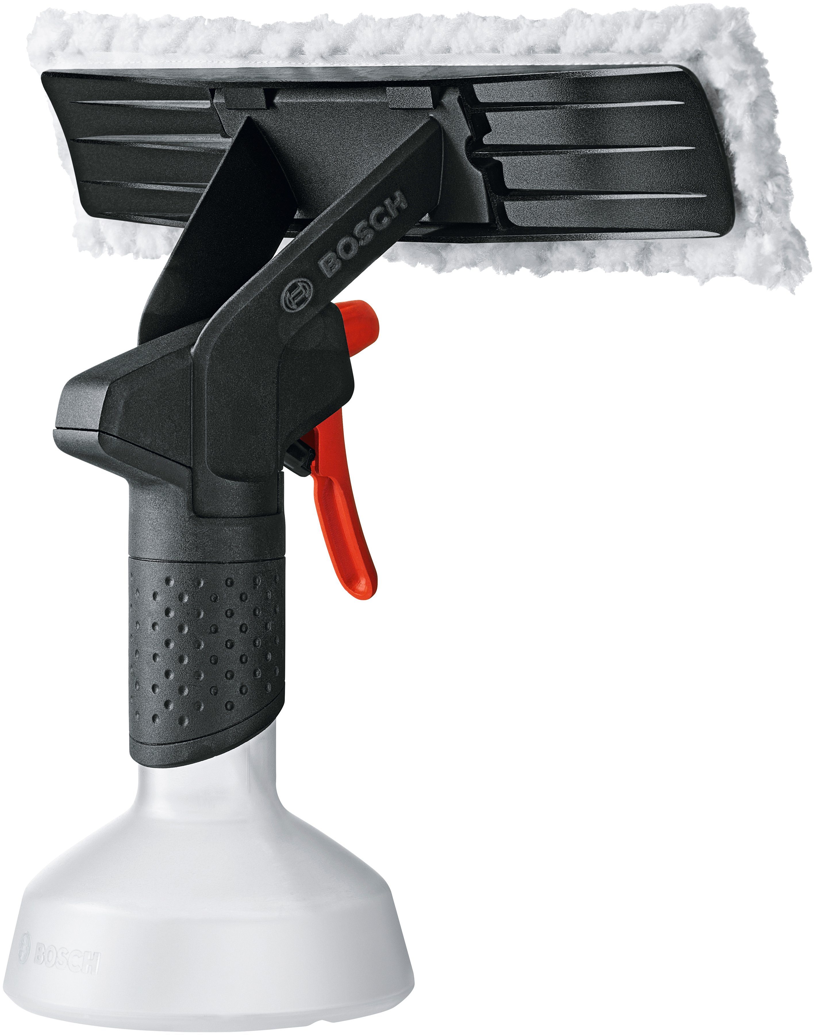 Bosch Home & Garden Akku-Fenstersauger GlassVac Solo Plus, inkl. Saugkopf, Spray-Applikationsflasche, Micro-USB-Kabel