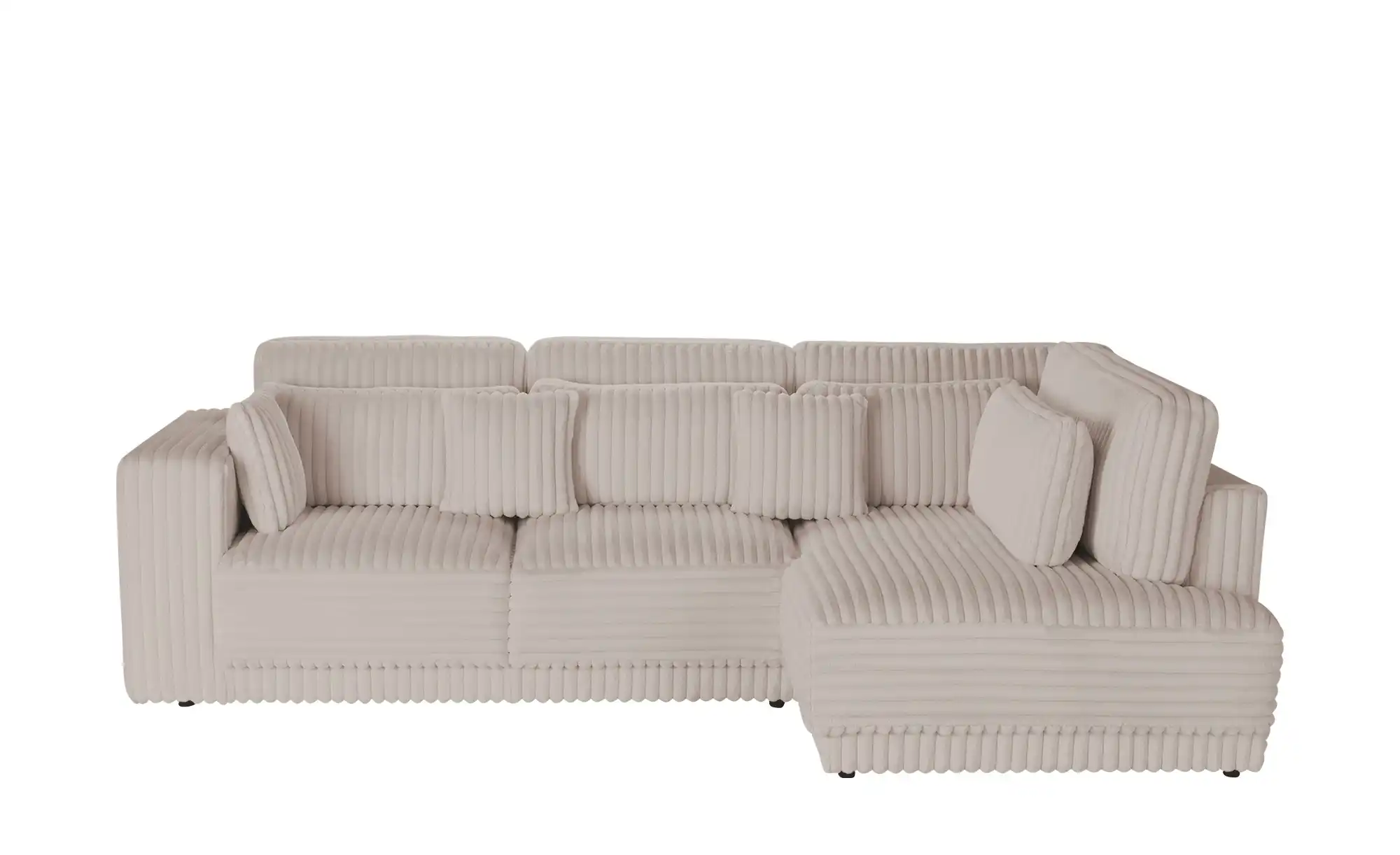 Twist Ecksofa  in modernem Breitcord Torrino