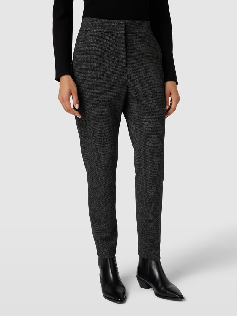Blazer mit Knopfverschluss in schwarz