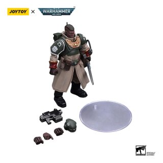Warhammer 40k Actionfigur 1/18 Astra Militarum Cadian Command Squad Commander with Power Sword 12 cm