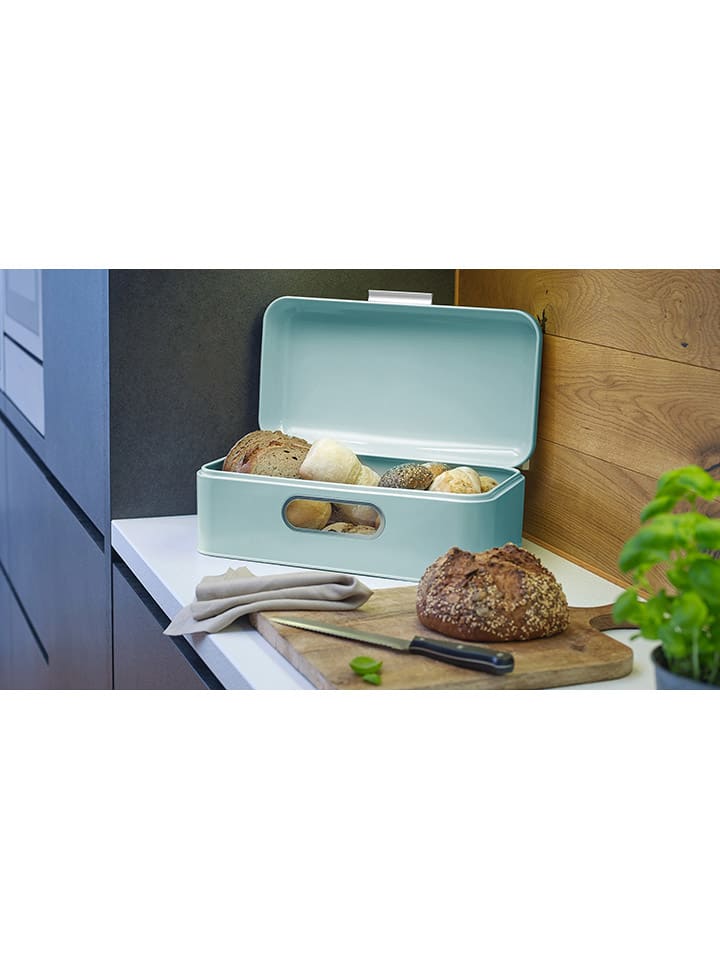 Echtwerk Brotkasten in Hellblau - (B)42 x (H)16,5 x (T)23 cm günstig kaufen onesize