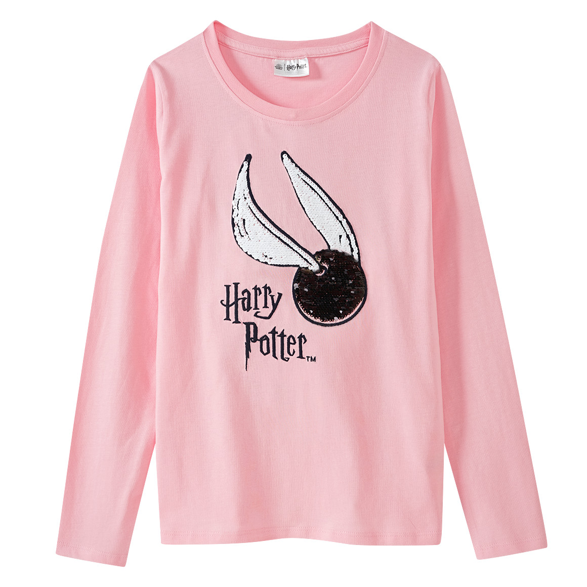 Harry Potter Langarmshirt mit Wendepailletten