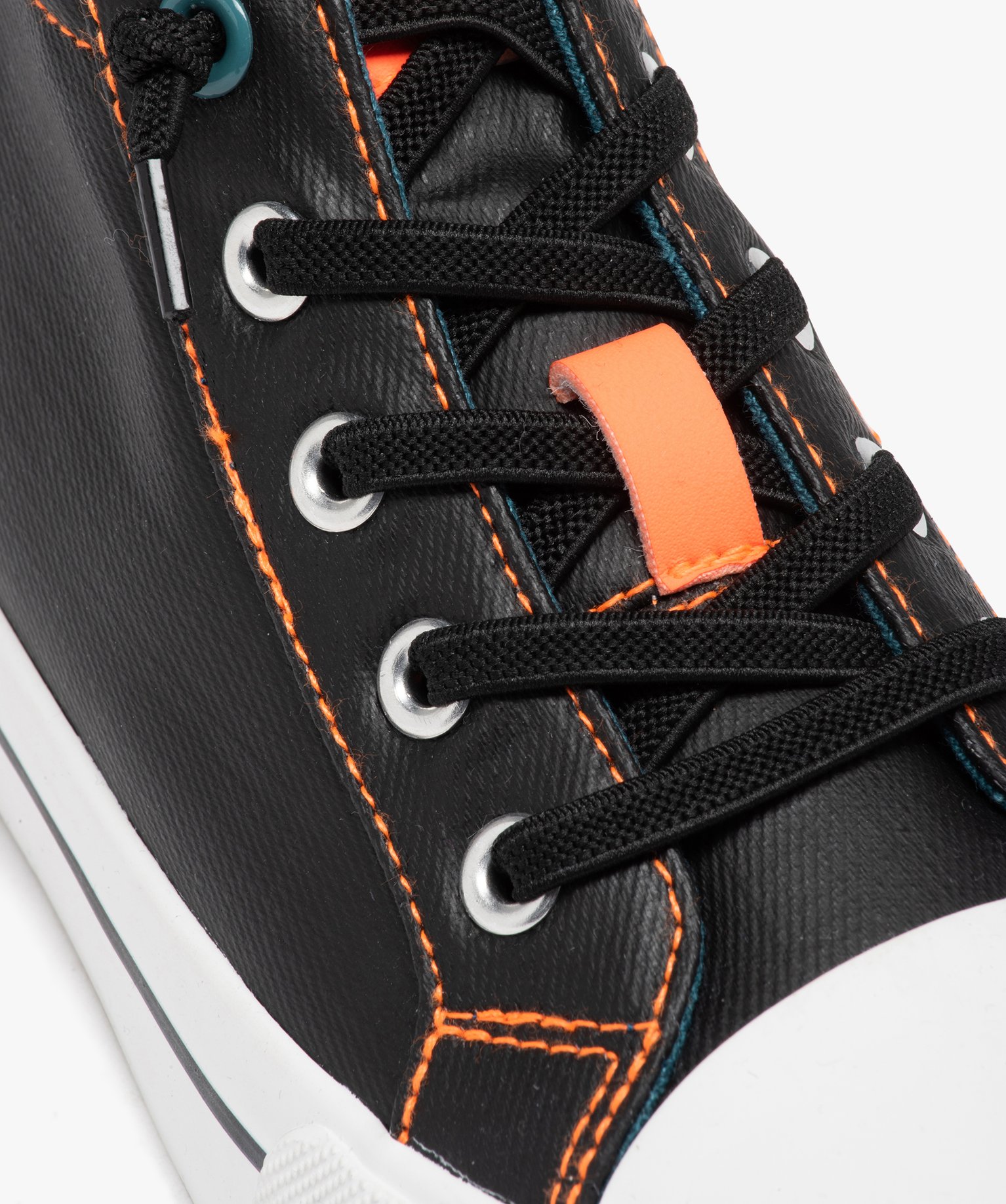 Baskets Garçon mid-cut déperlantes noir | GEMO