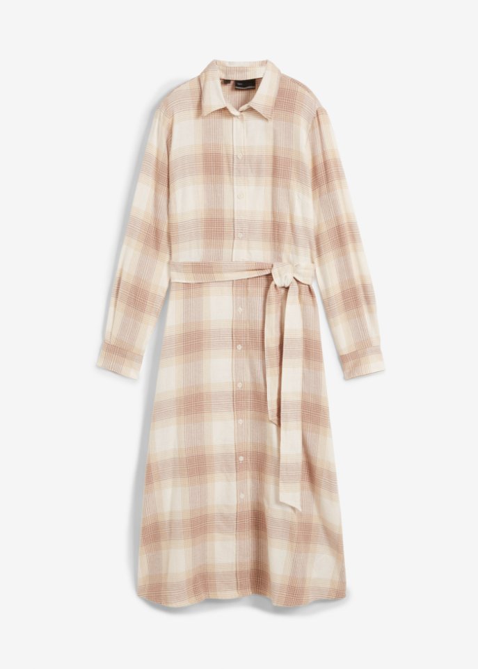 Hemdblusenkleid aus Flanell