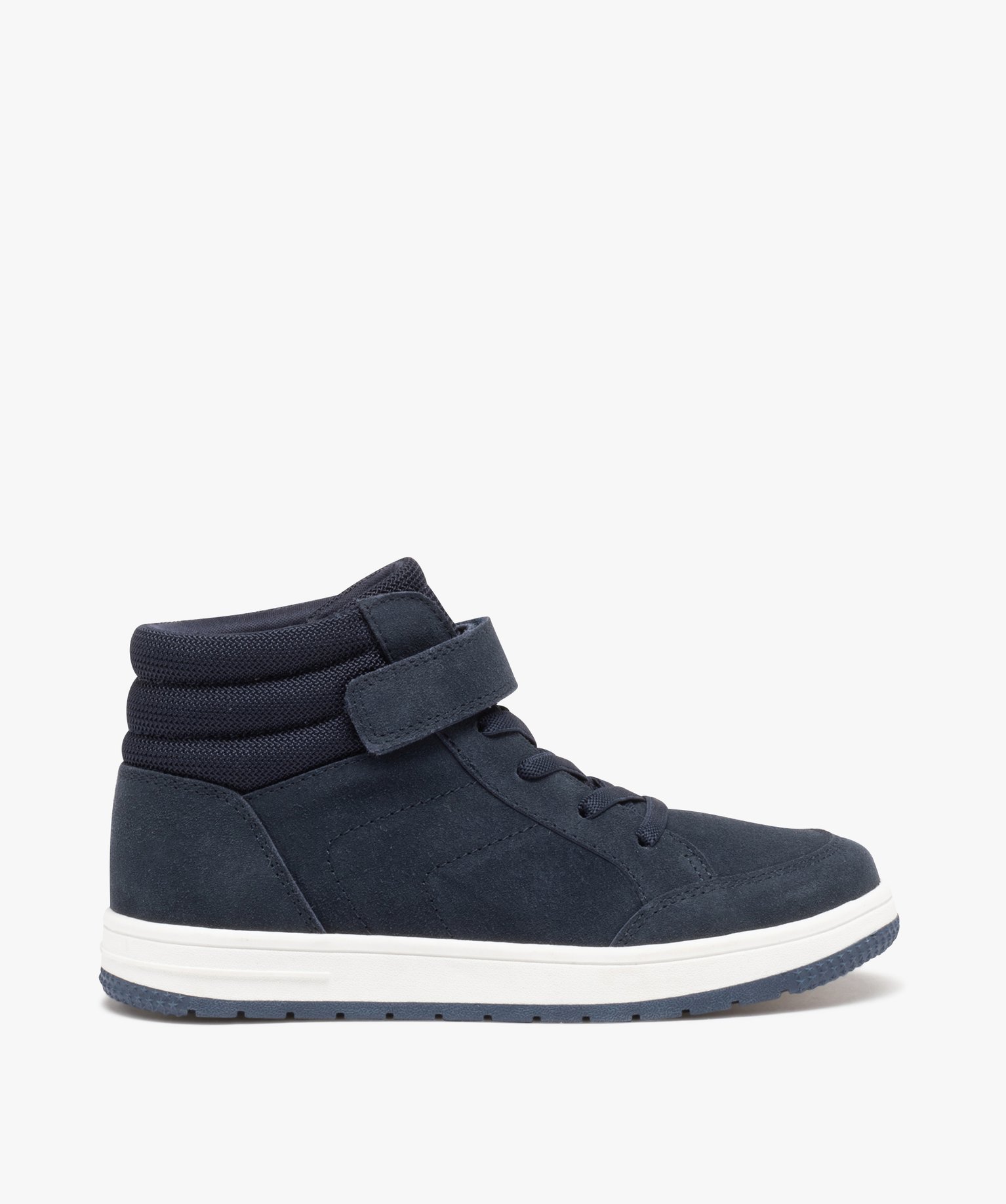 Basket mid-cut fermeture scratch Garçon marine | GEMO