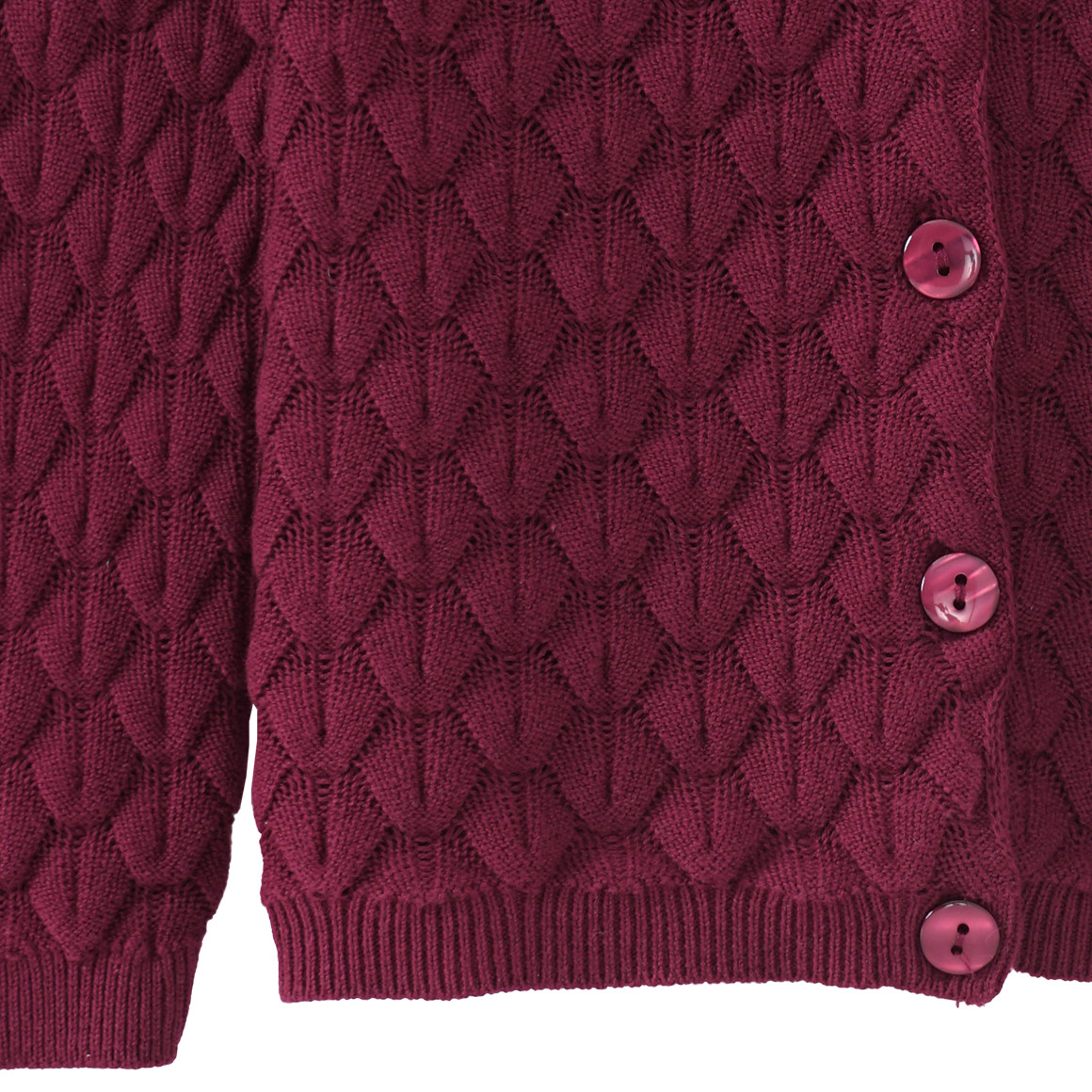 Mädchen Strickjacke mit Struktur