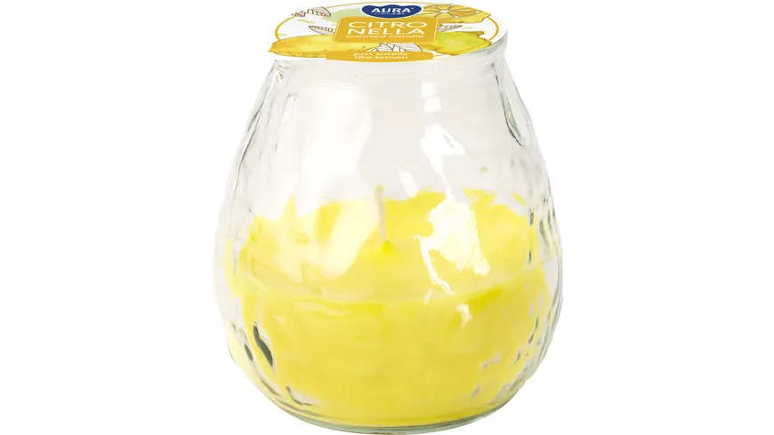 BISPOL Aura Citronella Duftkerze im Glas