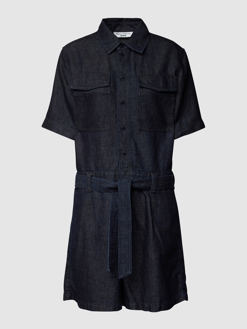Playsuit im Denim-Look in jeans