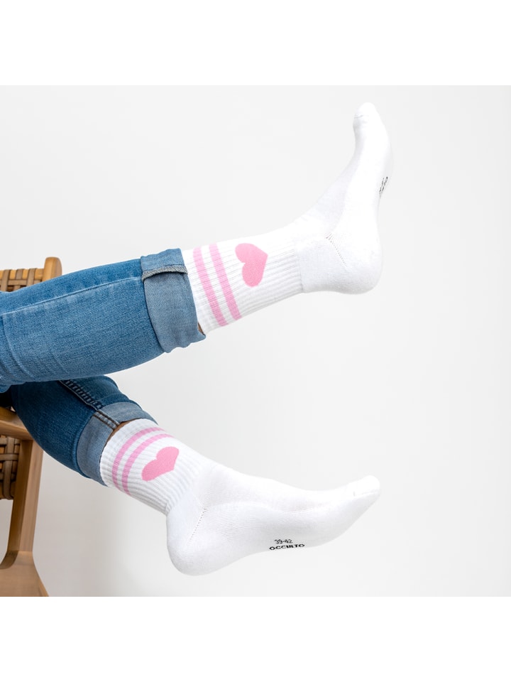 Occulto 3er Pack Herz Tennis Socken Venus in Streifen günstig kaufen