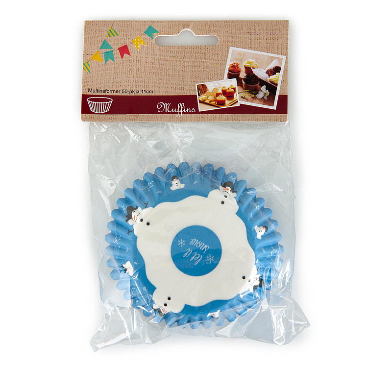 Cuisine Muffinsform 50-pk Med julemotiv