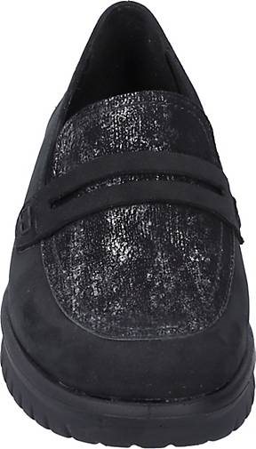 WESTLAND Slipper Calais 87, schwarz-silber
