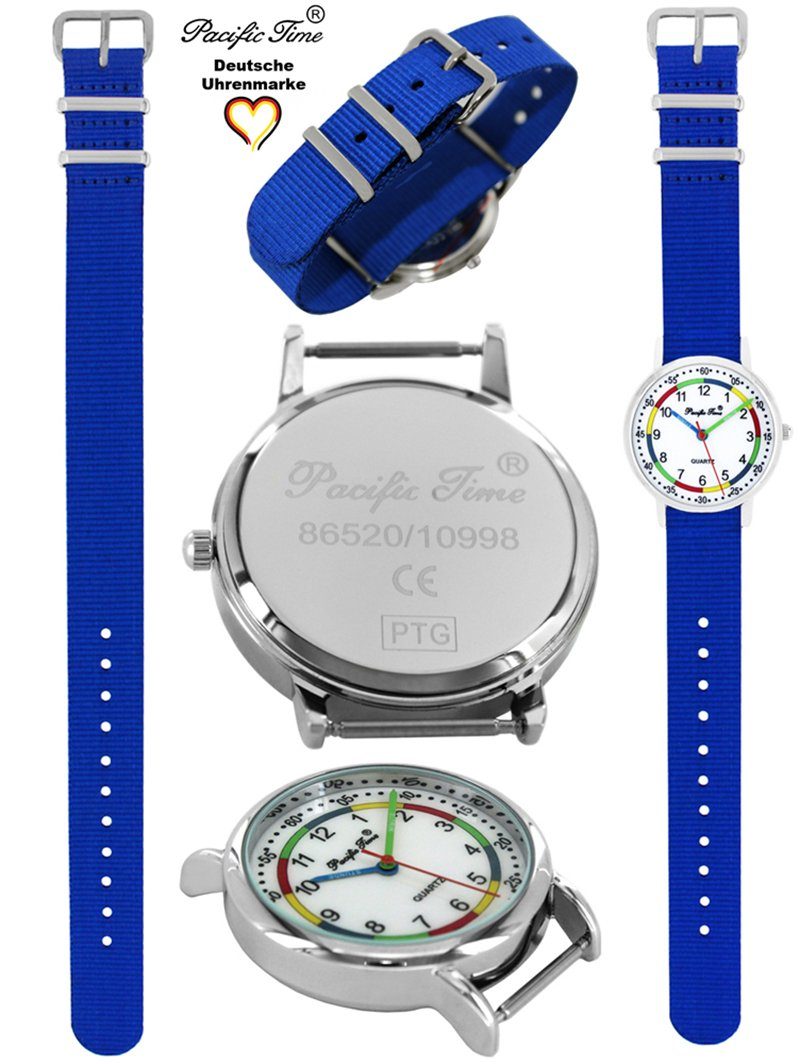 Pacific Time Quarzuhr Kinder Armbanduhr First Lernuhr Wechselarmband, Mix und Match Design - Gratis Versand