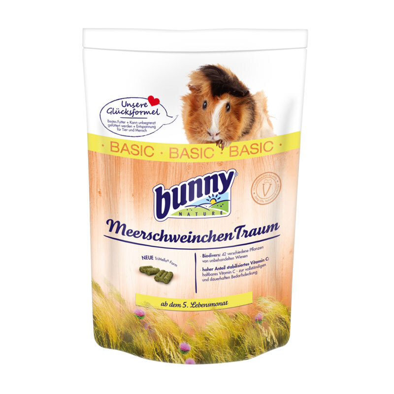 Bunny Hauptfutter Bunny MeerschweinchenTraum basic 3x1,5 kg