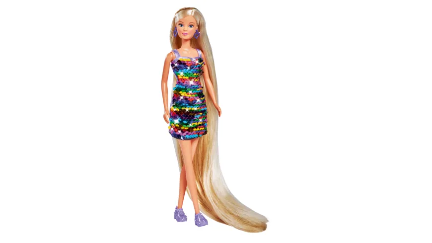 Simba - Steffi Love XXL Hair, Steffi im Paillettenkleid