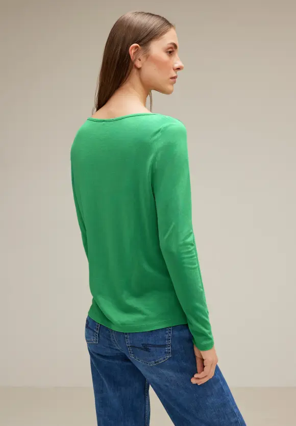 Street One Shirt mit U-Boot-Ausschnitt