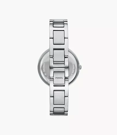 Fossil Outlet Uhr Karli 3-Zeiger-Werk silberfarben