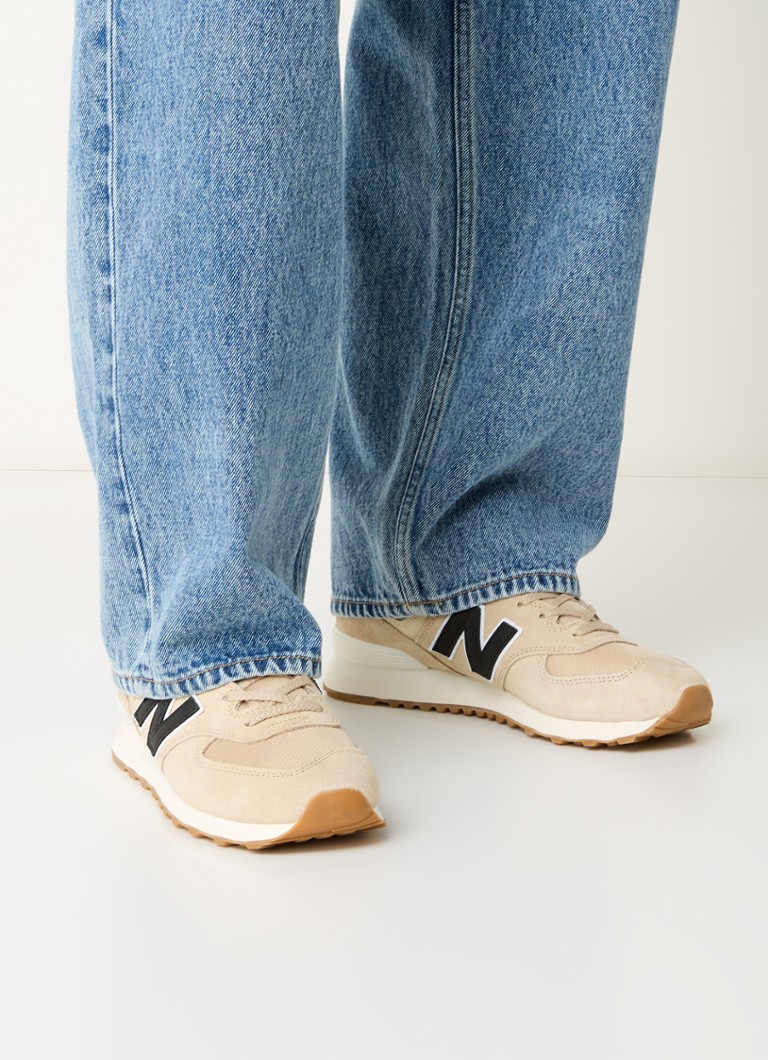 Teniși New Balance 574 cu detalii din plasă