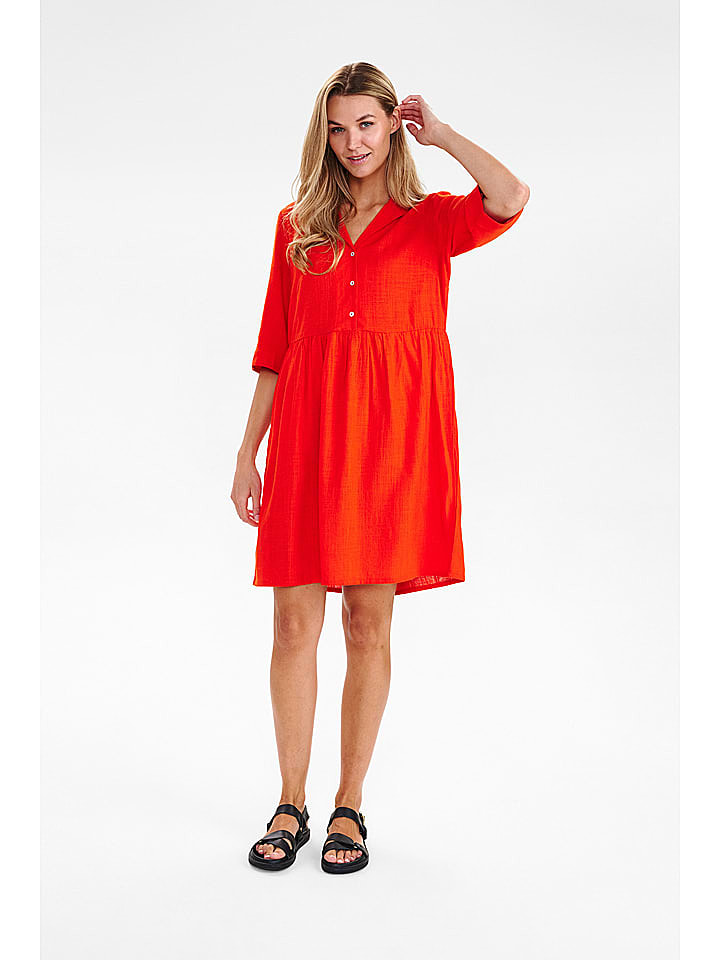 NÜMPH Kleid in Rot günstig kaufen 42